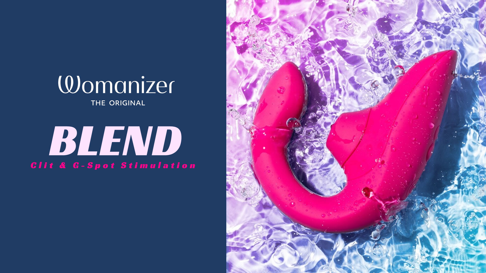 Womanizer Blend Pleasure Air Klitoris og G-Punkt Stimulator