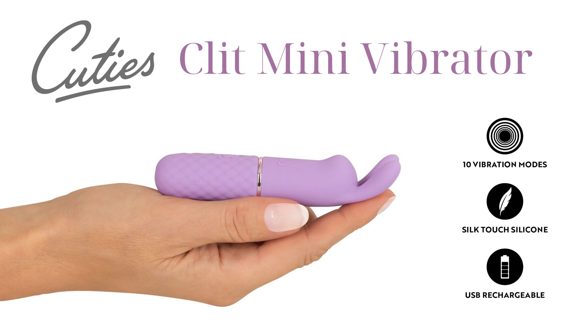 Cuties Mini Klitoris Vibrator Rabbit Ears