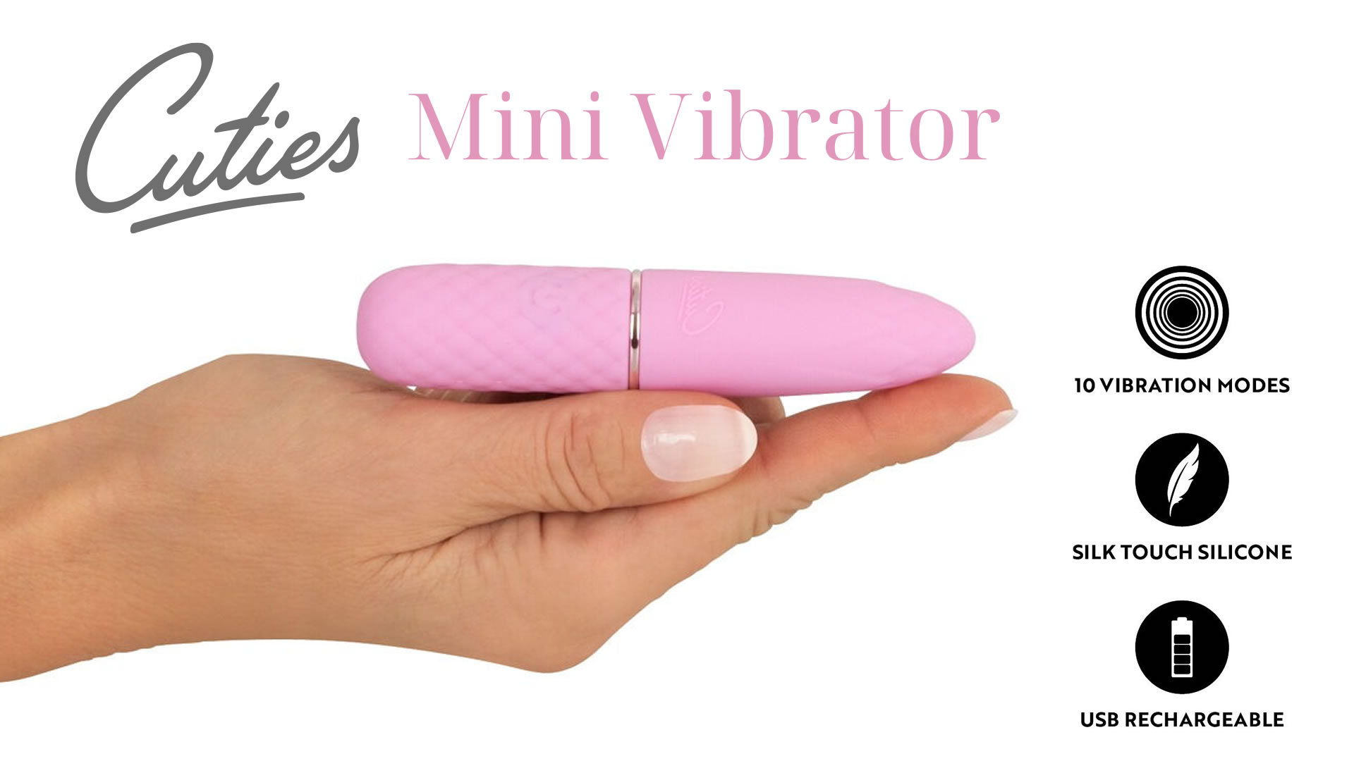 Cuties Mini Silikone Vibrator med Spids